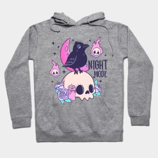 Pink Halloween Night Mode Hoodie